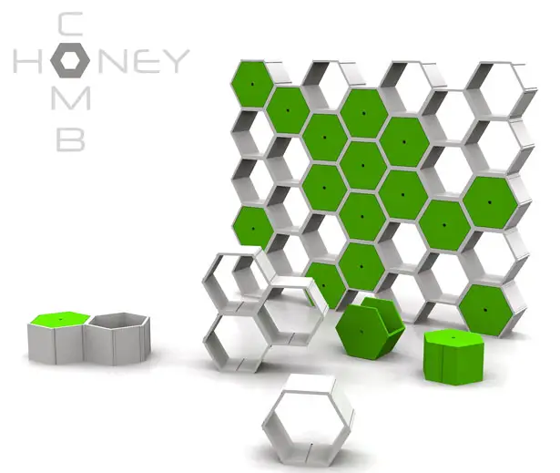 Honeycomb Modular Furniture System by NyadaDesign