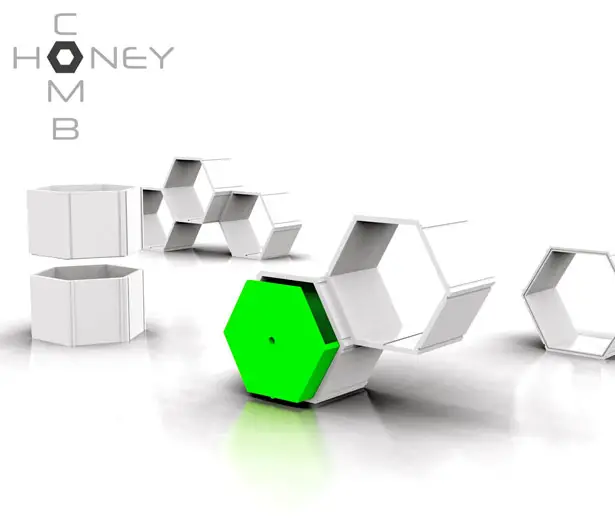 Honeycomb Modular Furniture System by NyadaDesign