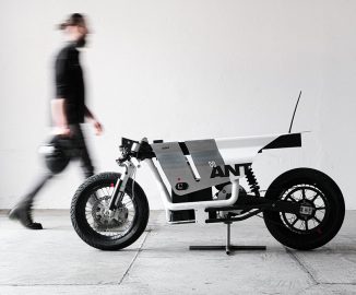 Hookie Co Silver ANT Electric Motorcycle Was Inspired by Sci-Fi Movies