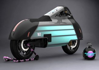 HOPE : Futuristic Electric Motorbike That You Want to Hug