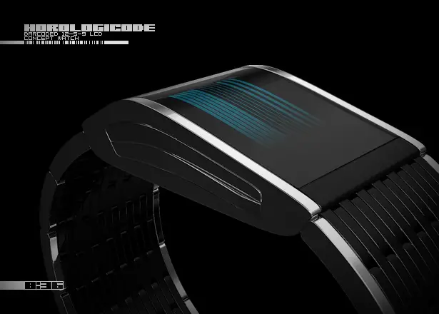 Horologicode LCD Watch by Sam Jerichow