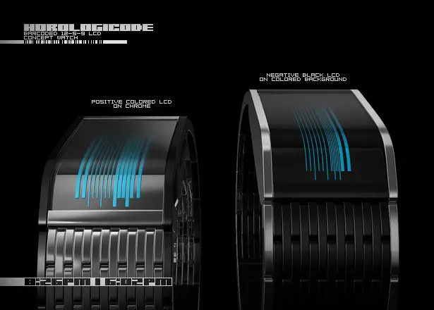 Horologicode LCD Watch by Sam Jerichow