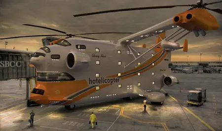 Hotelicopter : The World’s First Flying Hotel