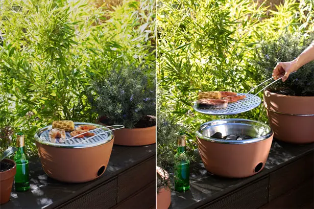 Hotpot BBQ : BBQ and Herb Garden in One