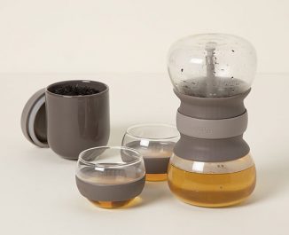 Modern Hourglass Tea-Brewing Ritual Set Helps to Support Calming Ritual for Steeping Your Tea