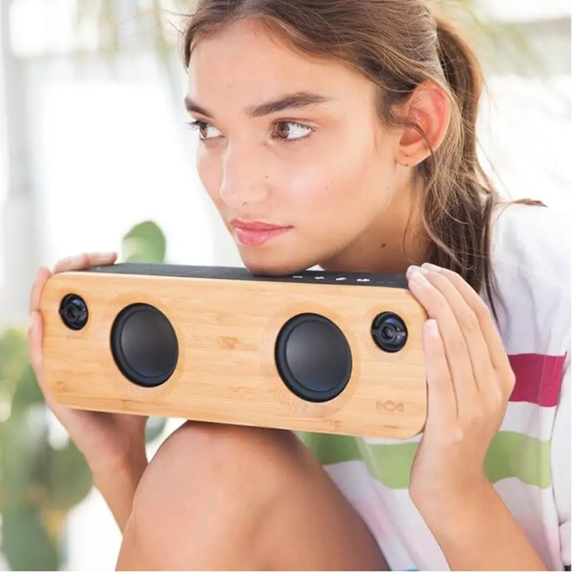 House of Marley Get Together Mini Bamboo Bluetooth Speaker