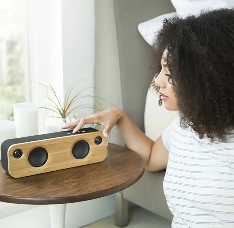 House of Marley Get Together Mini Bamboo Bluetooth Speaker