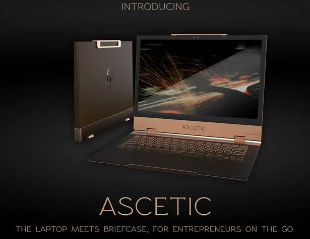 Ascetic Briefcase Laptop Concept by Andre Fangueiro