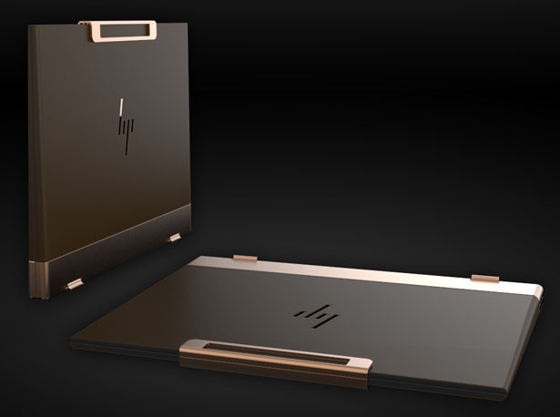 Ascetic Briefcase Laptop Concept by Andre Fangueiro