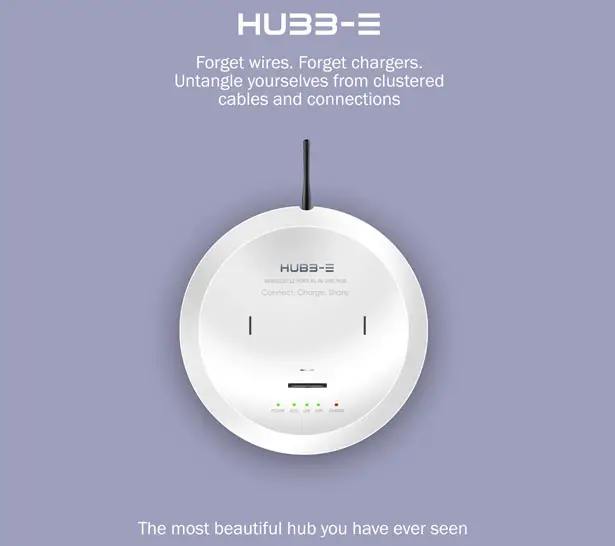 Hubb-e All In One Device: Connect, Share, Charge Anything