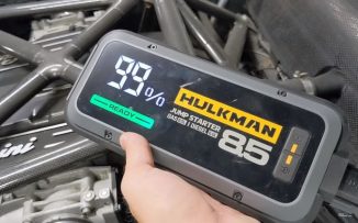 Durable Hulkman Alpha 100 Smart Jump Starter with Large Digital Screen