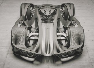 HV-001 3D Printed Hybrid Sportscar by Ayoub Ahmad