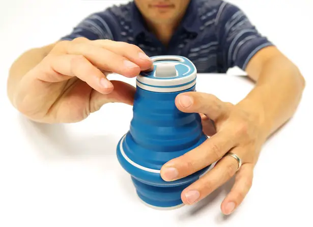 Hydaway Collapsible Water Bottle by Niki Singlaub