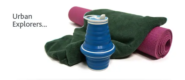 Hydaway Collapsible Water Bottle by Niki Singlaub