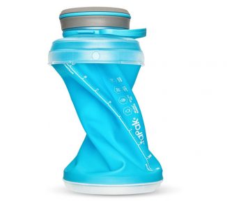 Hydrapak Stash: Flexible Water Bottle Collapses Down to ¼ of It’s Filled Size When Empty