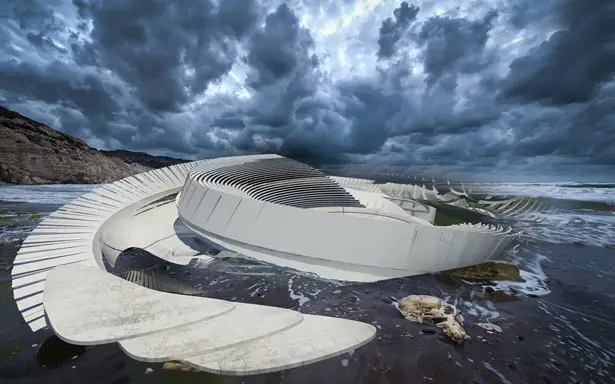 Hydroelectric Tidal House Project by Margot Krasojevic