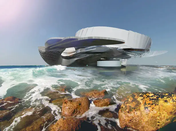 Hydroelectric Tidal House Project by Margot Krasojevic