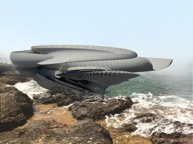 Hydroelectric Tidal House Project by Margot Krasojevic