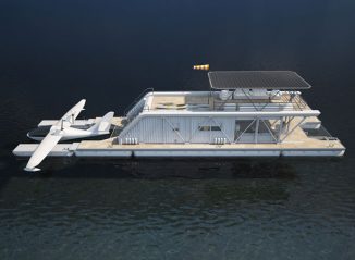 HydroHouse for a Pilot of Hydroplane by Max Zhivov