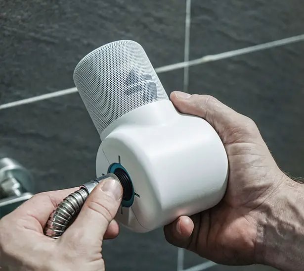 Shower Power: The Hydropower Shower Speaker by Ampere