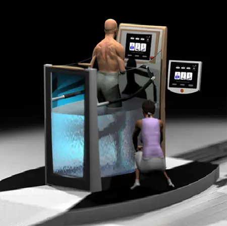 hydrotherapy treatment concept