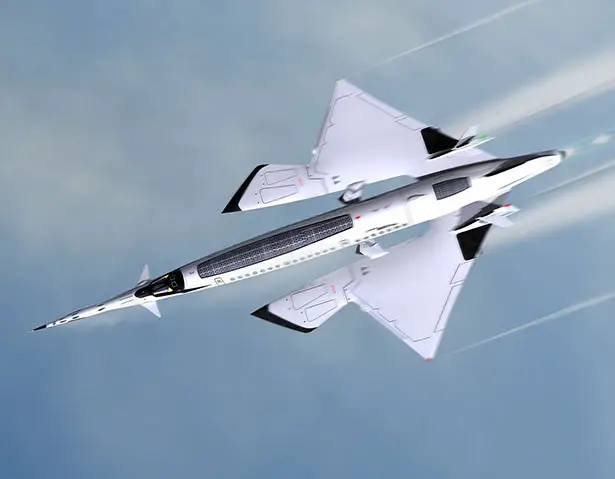 Hyper Sting - Future Supersonic Commercial Airplane by Oscar Vinals