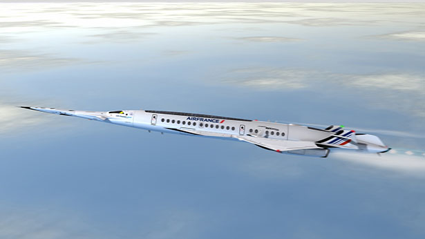 Hyper Sting - Future Supersonic Commercial Airplane by Oscar Vinals