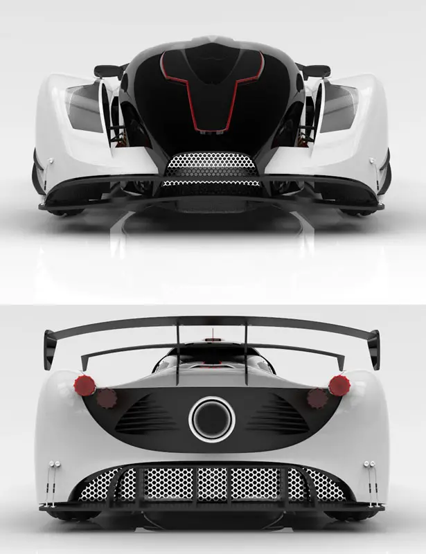 Hypercar Of The Future Concept Was Inspired by Nardolillo Alessandro’s Ferrari Ethesian Concept