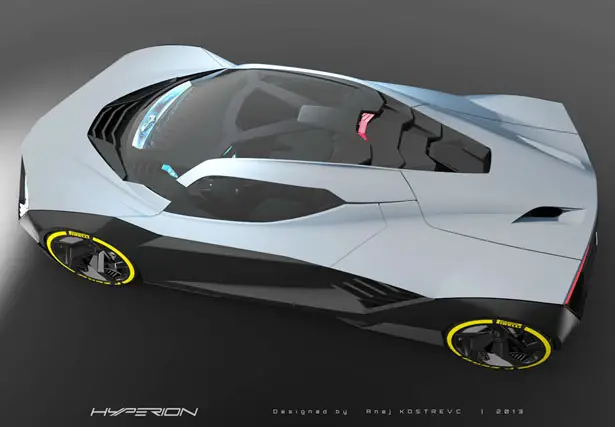 Hyperion Hybrid Supercar by Anej Kostrevc