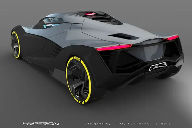 Hyperion Hybrid Supercar by Anej Kostrevc