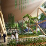 Hyperions - Agroecology and Sustainable Food Systems Growing Up Around Wooden and Timber Towers by Vincent Callebaut Architects