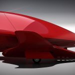 Futuristic Hyperlight Aeros Amphibious Vehicle by Lee Rosario