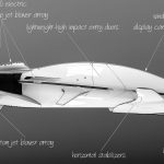 Futuristic Hyperlight Aeros Amphibious Vehicle by Lee Rosario