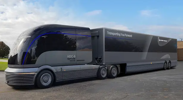 Hyundai HDC-6 NEPTUNE Hydrogen-Powered Class 8 Heavy Duty Truck - Watch Out Tesla!