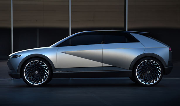 Hyundai Motor 45 EV Concept Car is Based on The Iconic Hyundai Pony