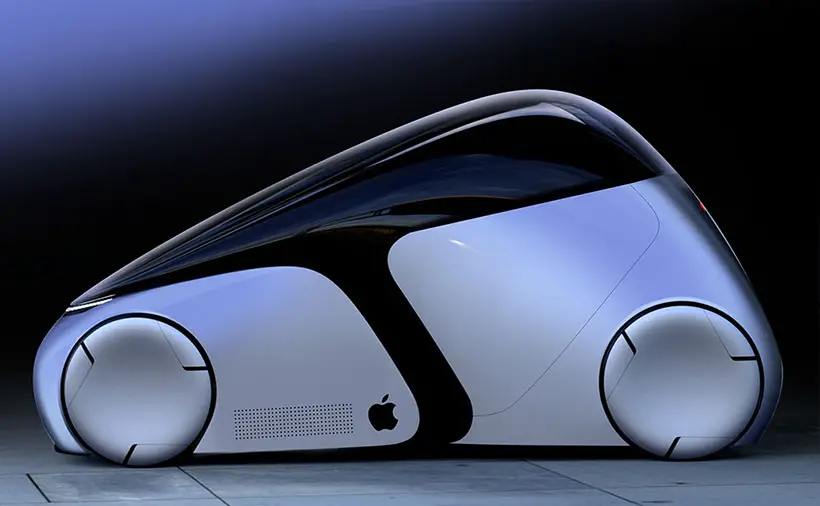 Futuristic Apple Inspired iCar Concept Car by Ashish Gogte