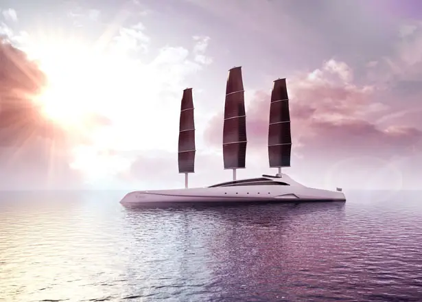 ICARE Hybrid Yacht by Mael Oberkampf