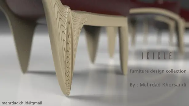 Icicle Furniture Set by Mehrdad Khorsandi