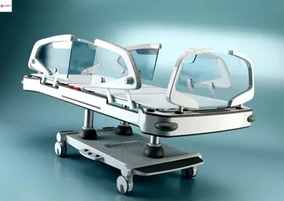 Futuristic ICU Bed