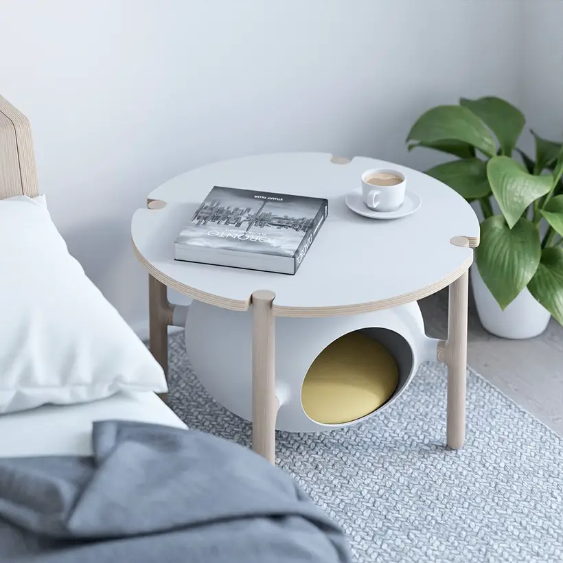 IGLOO - A Coffee Table and A Pet Bed in One by João Teixeira