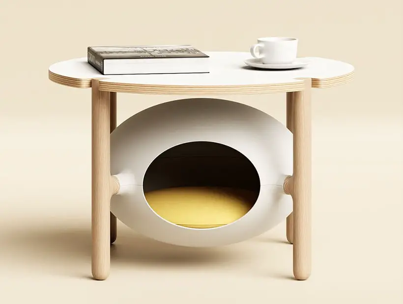 IGLOO - A Coffee Table and A Pet Bed in One by João Teixeira