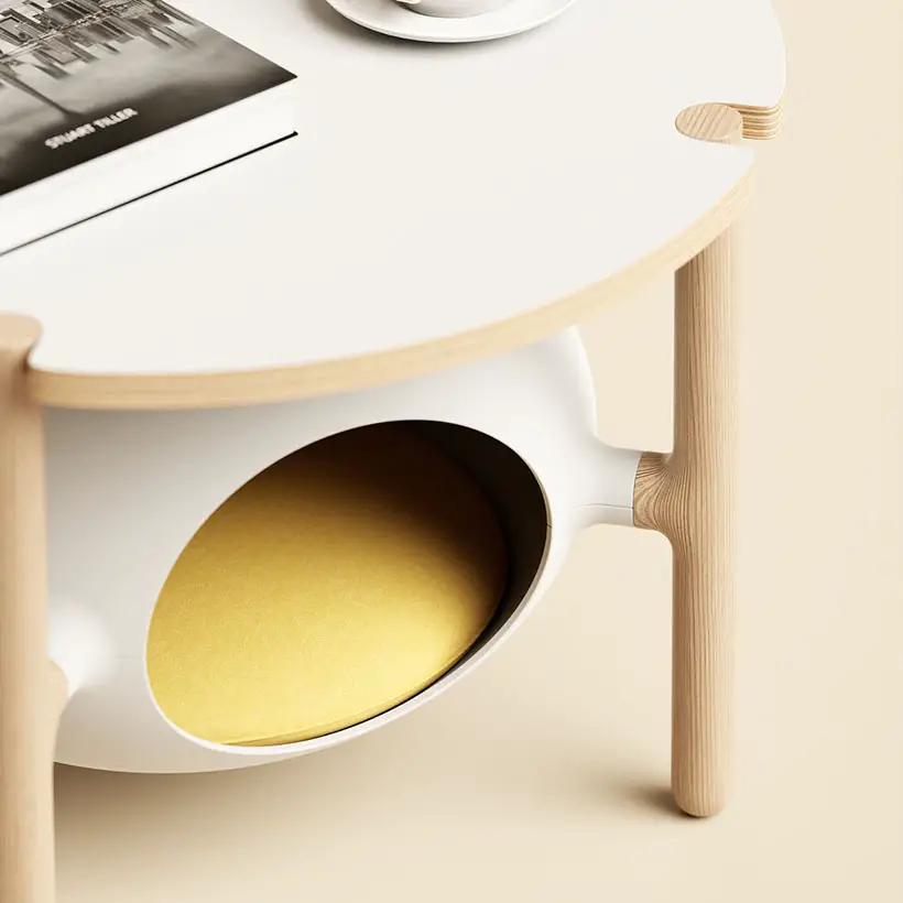 IGLOO - A Coffee Table and A Pet Bed in One by João Teixeira