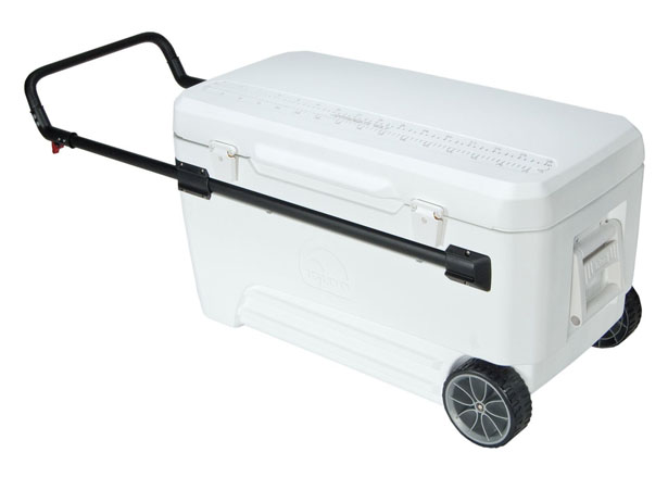 Igloo Glide PRO Cooler Features 110-Quart Capacity, Oversized Wheels, and Telescoping Handle