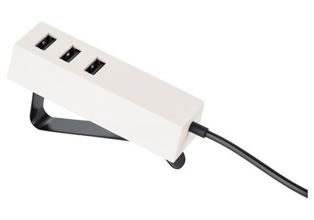 IKEA LÖRBY USB charger with Clamp