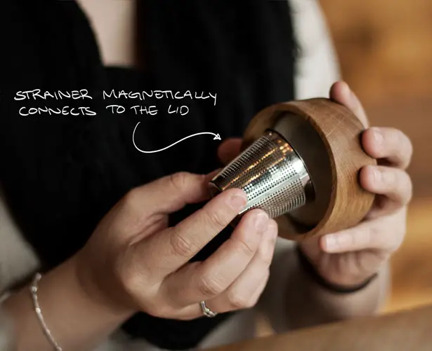 Imbue - The Magnetic Tea Infusing Vessel by WWU Industrial Design