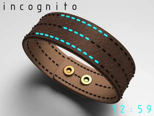 Incognito Bracelet Watch by Peter Fletcher