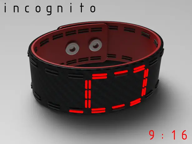 Incognito Bracelet Watch by Peter Fletcher