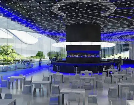 indoor golf arena