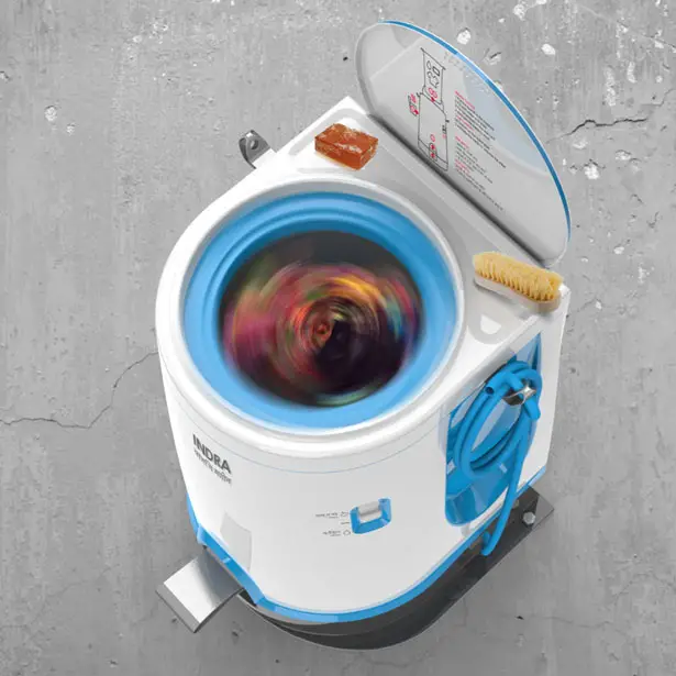 Indra Laundry Machine by Elodie Delassus