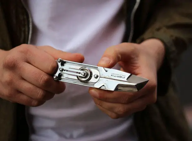 Inertix Cyberpunk Pocket Exoblade Knife